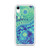 Green and Blue Yin and Yang Tie Dye Case for iPhone®