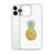 Cute Pineapple on White Case for iPhone®