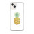 Cute Pineapple on White Case for iPhone®