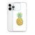 Cute Pineapple on White Case for iPhone®