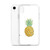 Cute Pineapple on White Case for iPhone®