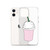 Cute Pink Frappe Clear Case for iPhone®