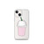 Cute Pink Frappe Clear Case for iPhone®