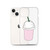 Cute Pink Frappe Clear Case for iPhone®