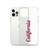 California Clear Case for iPhone®