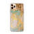 Rusty Blue and Gold Paint Case for iPhone®