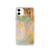 Rusty Blue and Gold Paint Case for iPhone®