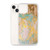 Rusty Blue and Gold Paint Case for iPhone®