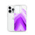 Pretty Purple Agate Clear Case for iPhone®