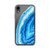 Blue and White Agate Clear Case for iPhone®