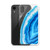 Blue and White Agate Clear Case for iPhone®