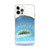 Light Blue Agate Clear Case for iPhone®