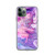 Pink and Purple Swirling Paint Case for iPhone®