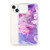 Pink and Purple Swirling Paint Case for iPhone®