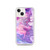 Pink and Purple Swirling Paint Case for iPhone®