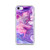 Pink and Purple Swirling Paint Case for iPhone®