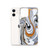 Brown and Grey Swirls of Paint Case for iPhone®