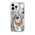 Brown and Grey Swirls of Paint Case for iPhone®