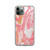 Pink and Gold Paint Swirls Case for iPhone®