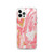 Pink and Gold Paint Swirls Case for iPhone®