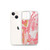Pink and Gold Paint Swirls Case for iPhone®