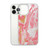 Pink and Gold Paint Swirls Case for iPhone®