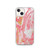 Pink and Gold Paint Swirls Case for iPhone®
