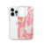 Pink and Gold Paint Swirls Case for iPhone®