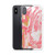 Pink and Gold Paint Swirls Case for iPhone®