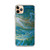 Midnight Blue and Gold Swirl Case for iPhone®