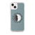 Moon Drawing on Green Case for iPhone®