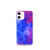 Blue and Hot Pink Tie Dye Case for iPhone®