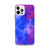 Blue and Hot Pink Tie Dye Case for iPhone®