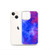 Blue and Hot Pink Tie Dye Case for iPhone®