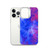 Blue and Hot Pink Tie Dye Case for iPhone®