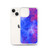 Blue and Hot Pink Tie Dye Case for iPhone®