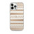 Brown Henna Pattern Clear Case for iPhone®