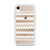 Brown Henna Pattern Clear Case for iPhone®