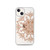 Circular Brown Henna Design Clear Case for iPhone®