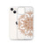 Circular Brown Henna Design Clear Case for iPhone®