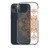 Circular Brown Henna Design Clear Case for iPhone®