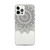 Black Henna Design Clear Case for iPhone®