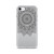 Black Henna Design Clear Case for iPhone®