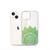 Green Henna Clear Case for iPhone®