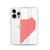 Scribble Heart (Right Side) Clear Case for iPhone®