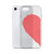 Scribble Heart (Left Side) Clear Case for iPhone® 