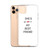 She's My Best Friend Heart Arrows iPhone Case (Left Side) 