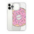 Best Friends Coffee & Donuts (Friends side) Clear iPhone Case 