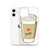 Best Friends Coffee & Donuts (Best side) Clear iPhone Case 