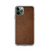 Brown Leather Pattern Case for iPhone®